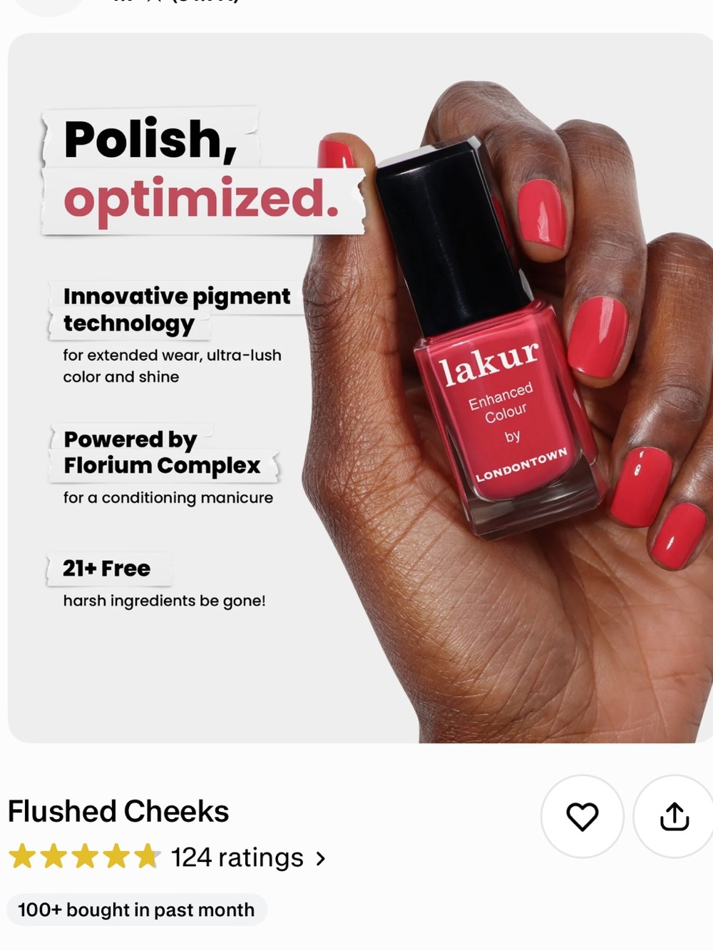 Londontown Nail Lakur - Flushed Cheeks